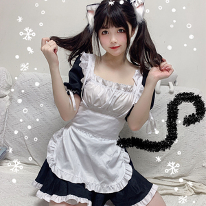 日系性感绪内衣女仆装制服诱惑cos猫女郎女佣服性感网红主播衣服