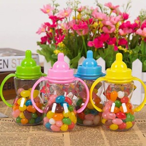 奶嘴糖七彩糖凝胶吉利豆糖橡皮糖口哨糖七彩豆创意糖8090怀旧食品