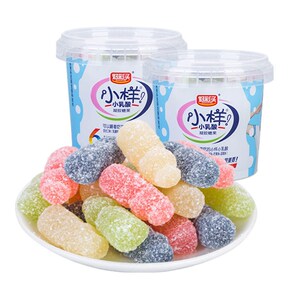 28同款货源潮安品尚食品专营店天猫小样乳酸菌软糖酸q糖罐装儿童