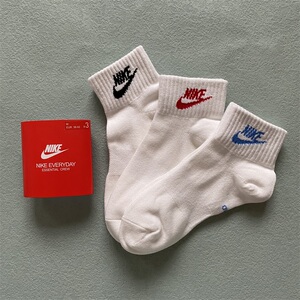 正品nike耐克袜子彩色新款logo男女四季款中长筒运动袜纯棉sk0110
