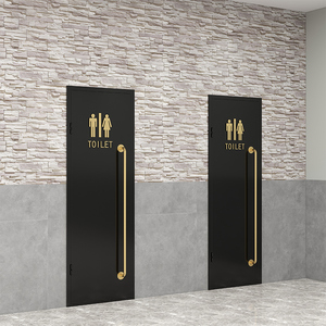 工业风洗手间门铁艺厕所门餐饮店仓库门复古美式门室内门定制loft