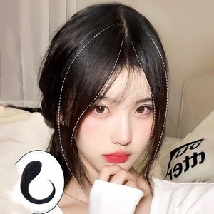 假刘海中分斜刘海