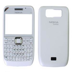原装诺基亚NOKIA E63手机外壳 含前壳 键盘 后盖 白色