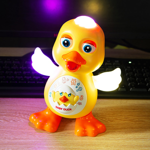 会唱歌跳舞电动爬行婴儿小鸭子1-3岁宝宝益智玩具晓爱妈妈198673