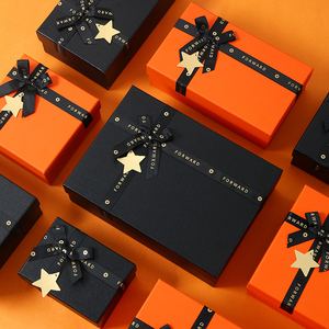 520ins风礼盒空盒轻奢时尚送女友男款礼物盒生日礼品包装盒子大号