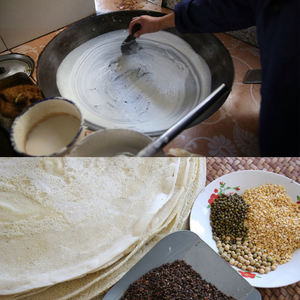 纯手工杂粮干豆粑安徽安庆太湖土特产豆丝宿松岳西潜山湿豆粑豆折