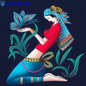 云南少数民族装饰画