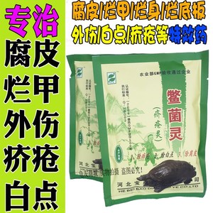 乌龟药 (疥疮灵)南石龟巴西鳄龟 治腐皮外伤/烂甲白点/疥疮