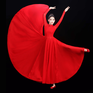 古典舞红裙子