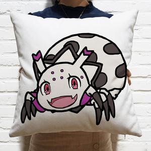 定制做转生成为蜘蛛又怎样周边衍生品抱枕白织蜘蛛子同款靠垫含芯