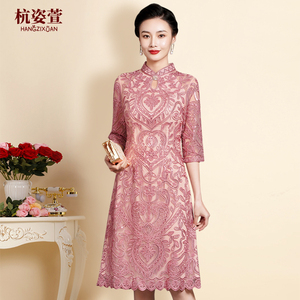 礼服喜婆婆婚宴装2022夏季新款时尚妈妈婚宴礼服飞尼克斯旗舰店798