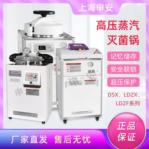 上海申安DSX-280B立式高压蒸汽灭菌锅ldzx-30l压力消毒锅灭菌器