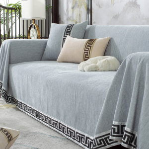 木沙发垫套罩巾实木客厅中式