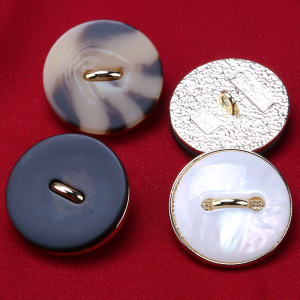 大衣圆形金属纽扣风衣高档扣子女衣服毛呢外套时尚配件装饰钮扣