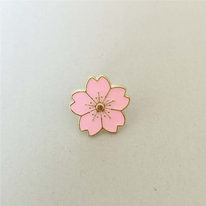 樱花胸针可爱日系 少女百搭森系花朵包包装饰徽章 学生胸章衣领针