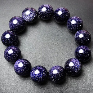 星空蓝砂石手链石水晶男女单圈多圈手串时尚韩版情侣生日礼物