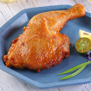 奥尔良烤全腿 全熟调理便利店大鸡腿快餐简餐 6个 微波油炸烘烤