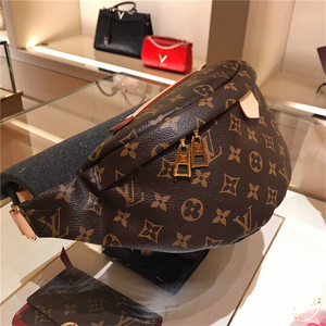 【99新拍】lv路易威登女包bumbag老花拉链腰胸包单肩斜挎包m43644