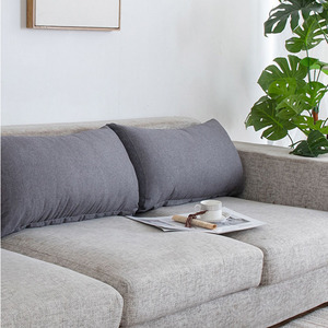 沙发长条靠枕亚麻客厅长方形枕头靠垫大靠背大号高档轻奢简约现代