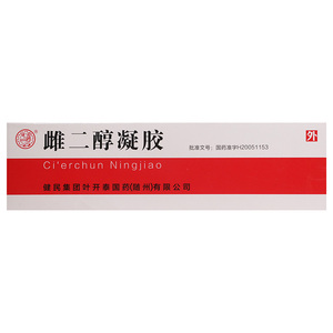健民 雌二醇凝胶 40g:24mg*1支/盒 女外用雌激素缺乏症阴道用药睡眠