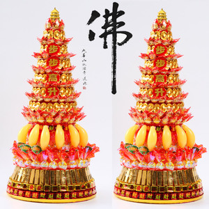 拜佛糖塔手工制作可定制莲花糖旺来糖塔闽南潮汕台湾拜月娘财神