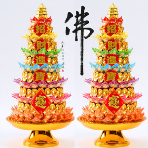 000人付款淘宝文昌供佛糖塔供品拜佛糖莲花灯塔贡品供