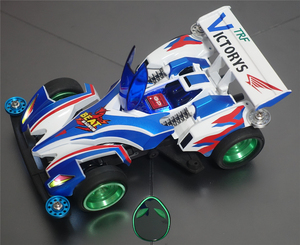 【trf】跃动冲锋 田宫19421 避震zmc底盘 弹性可变尾翼 豪4四驱车