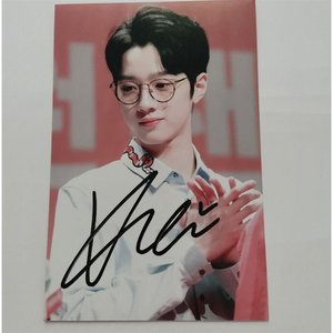 适用于赖冠霖签名照 赖冠霖亲笔签名保真无印刷 赖冠霖周边