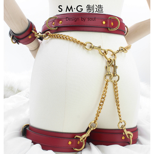 sm情趣用品男女狗奴k9调教sp工具手铐项圈捆绑束缚防吐口球套装