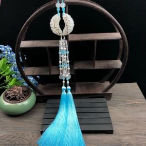 汉服流苏腰佩龙凤玉佩吊坠一对古风腰间配饰情侣配饰古装压襟挂件