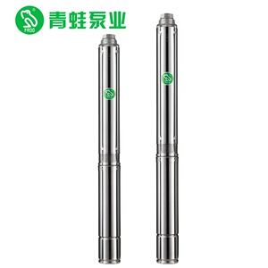 青蛙牌y125全不锈钢深井泵叶轮泵高扬程三相潜水泵家用抽水泵381