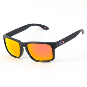 OO9102男女偏光炫彩防紫外线遮阳墨镜骑行跑步运动TR90太阳眼镜架
