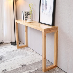 新中式玄关桌实木长条窄桌靠墙边桌原木条案条几供桌玄关台玄关柜