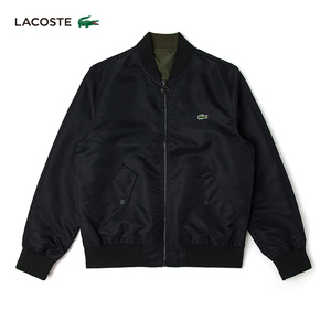 lacoste法国鳄鱼男装春季时尚休闲双面穿短款夹克外套男|bh8743