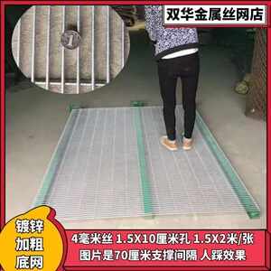 狗笼脚底网漏粪网镀锌加粗铁丝网养殖专用地网鸭子鸽棚地网长孔网