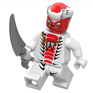 男孩7益智第三方兼容乐高2020新款幻影忍者大电影9红蛇怪积木人仔