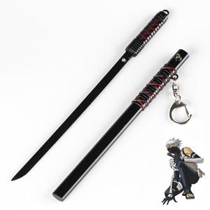 火影忍者 卡卡西暗部佩刀佐助草雉剑四代目合金武器模型兵器挂件