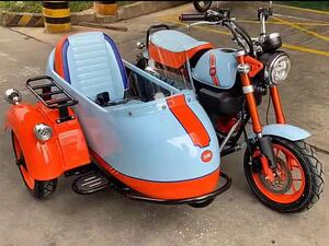 进口本田金城斯托纳小猿猴侉子边三轮复古电喷大地鹰王125摩托车