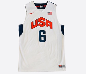 詹姆斯梦十队球衣 lebron james usa 球迷版 swingman