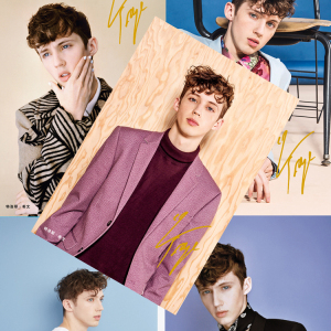 戳爷海报 2022全新troye sivan特洛伊希文明信片高清墙贴周边挂画