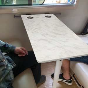 房车商务床车折叠桌车载江铃福特全顺依维柯大通餐桌板小支架移动