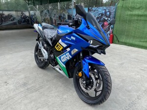 二手国四r35摩托车跑车小忍者400cc双缸水冷地平线重机车公路趴赛