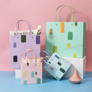 礼品包装袋生日礼物伴手礼创意简约个性母亲节包装回礼手提纸袋子