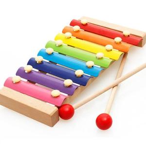 婴幼儿童木质八音手敲琴小木琴宝宝早教乐器木制益智音乐启蒙玩具