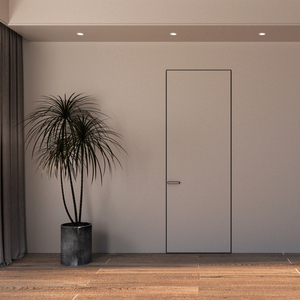 隐形门无框门铝木门室内门极简无边框卧室门白色窄边门通顶隐框门