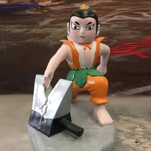 七彩葫芦挂件摆件彩绘葫芦玩具七色葫芦娃儿童孩子礼物变形公仔兄