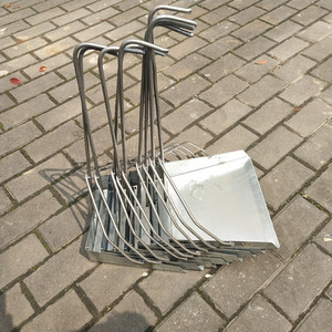 户外加大畚斗家用环卫工厂用加厚钢材灰斗簸箕畚箕铲垃圾铁撮箕铲