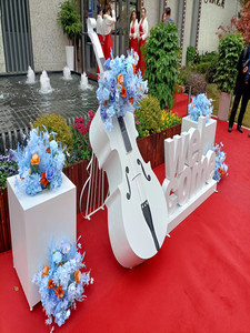 户外园林大提琴花架雕塑摆件创意庭院金属园艺景观乐器工艺品装饰