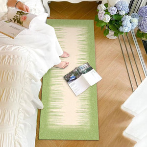 一抹绿住进家里爱丽丝仙境迹系列卧室床边毯长方形地毯2022年新款