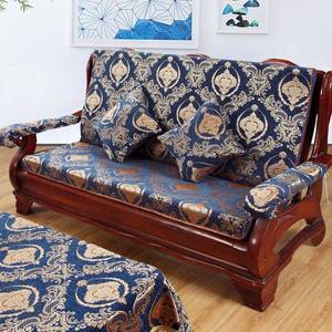 单沙发垫罩套单人坐垫木沙发通用四季冬天红木椅海绵扶手单块加厚